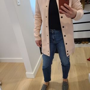 Pink Bomber Shirt Jacket